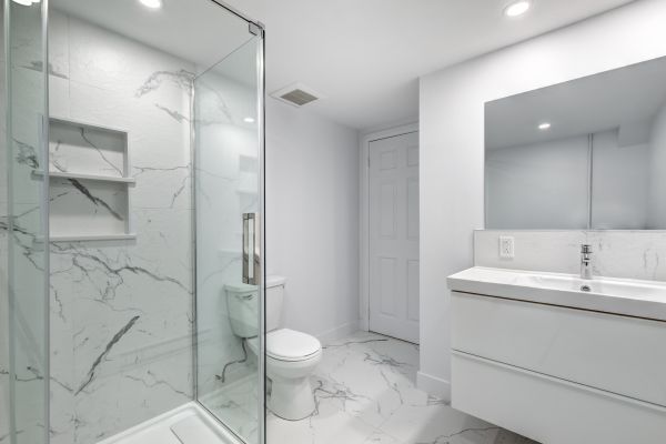 Basement Bathroom Construction in Elkhart